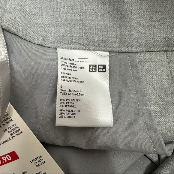 [WOMEN] UNIQLO Pencil Skirt S Grey Blue | Classic Minimalist Style - Picture 7 of 8